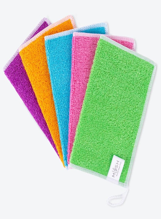 موش مناشف تنظيف متعددة الأغراض من الخيزران فائقة الامتصاص، مضادة للروائح، قابلة لإعادة الاستخدام - مناسبة للمطبخ، السيارة، النوافذ، الزجاج، الأثاث (200 جرام/متر مربع، متنوعة، عبوة من 3 قطع) - Image 2